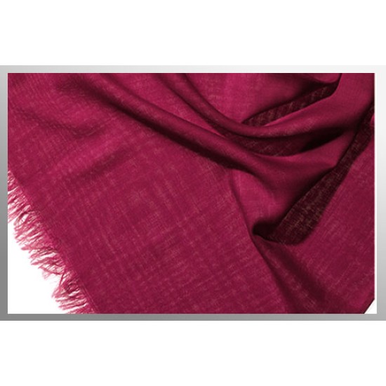 Merino-Schal BIO-Etamine de laine, Burgundy